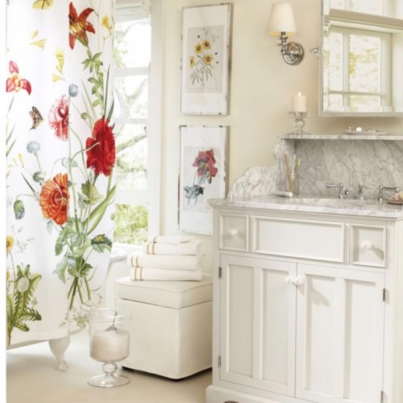 Pottery Barn Bath Pottery Barn Shower Curtain Bloomfield Floral